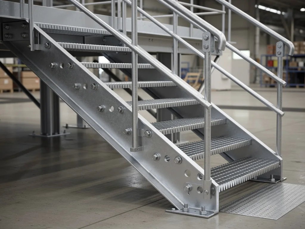 stalowe schody przemsłowe